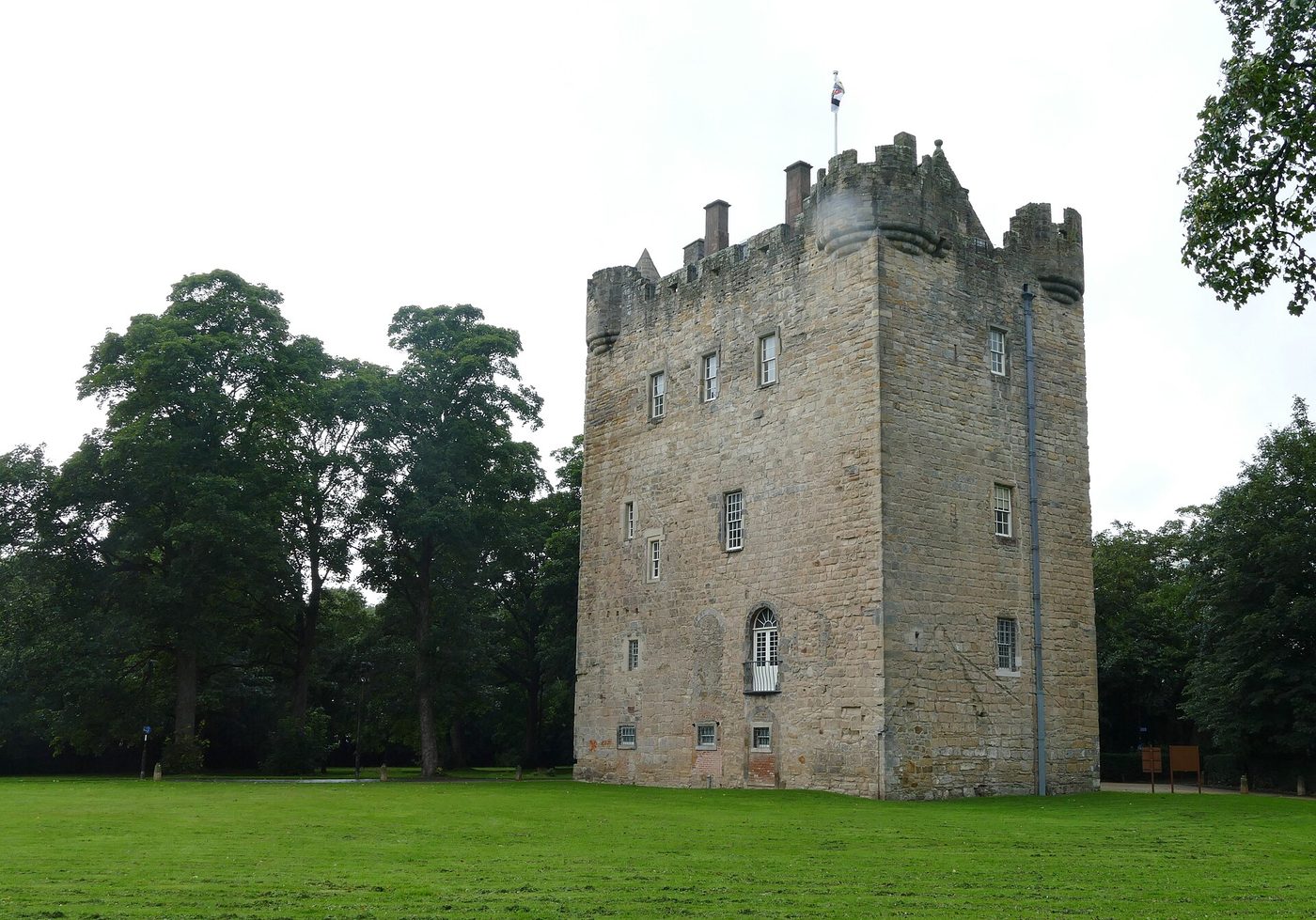 Alloa Tower photographed in September 2020.